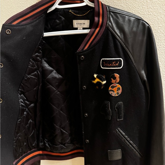 Coach Letterman jacket bomber - Picture 5 of 9